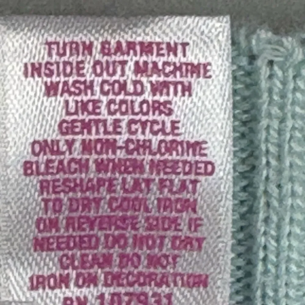 Vintage Y2K Justice Sweater Girls M Mint Green Open Knit Collegiate Preppy Fairy